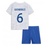 Fotbalové Dres Francie Matteo Guendouzi #6 Dětské Venkovní MS 2022 Krátký Rukáv (+ trenýrky)
